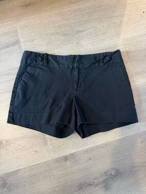 Banana Republic Black Tailored Short Shorts